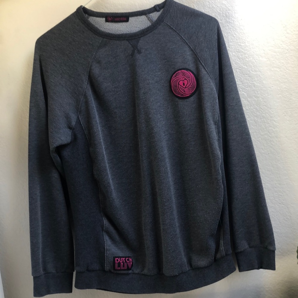 Medium grey Dutch bros luv sweater